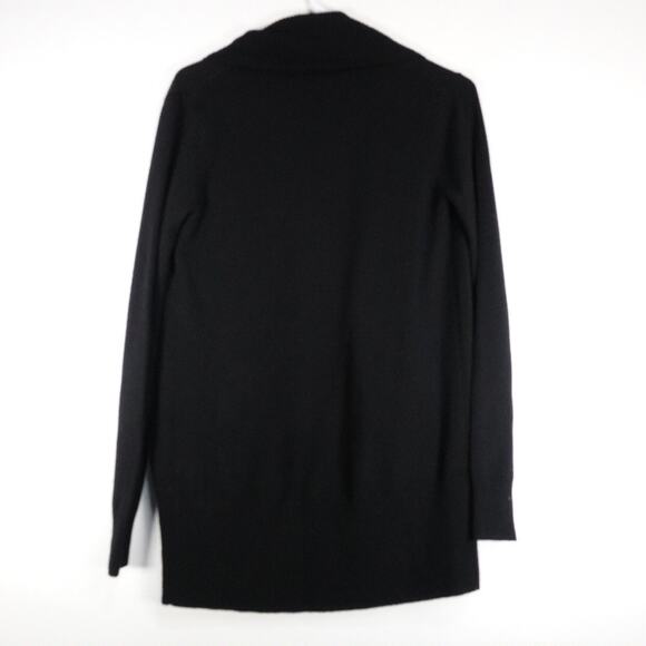 New Quince Black Mongolian Cashmere Open Cardigan Sweater Women’s XS 3631 - Picture 11 of 11